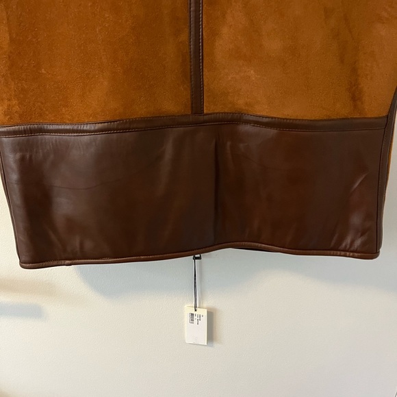 Homecore Leather and Suede Shearling Vest - Picture 11 of 15